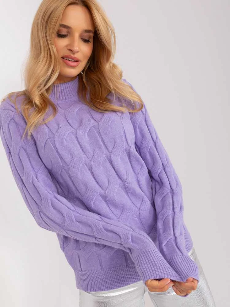 Wool Fashion Italia Megztinis-AT-SW-2235.00P-šviesiai violetinis