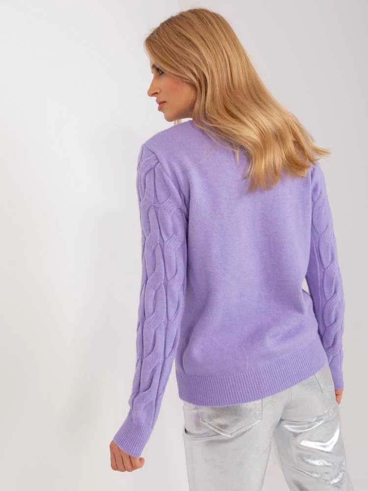 Wool Fashion Italia Megztinis-AT-SW-2235.00P-šviesiai violetinis