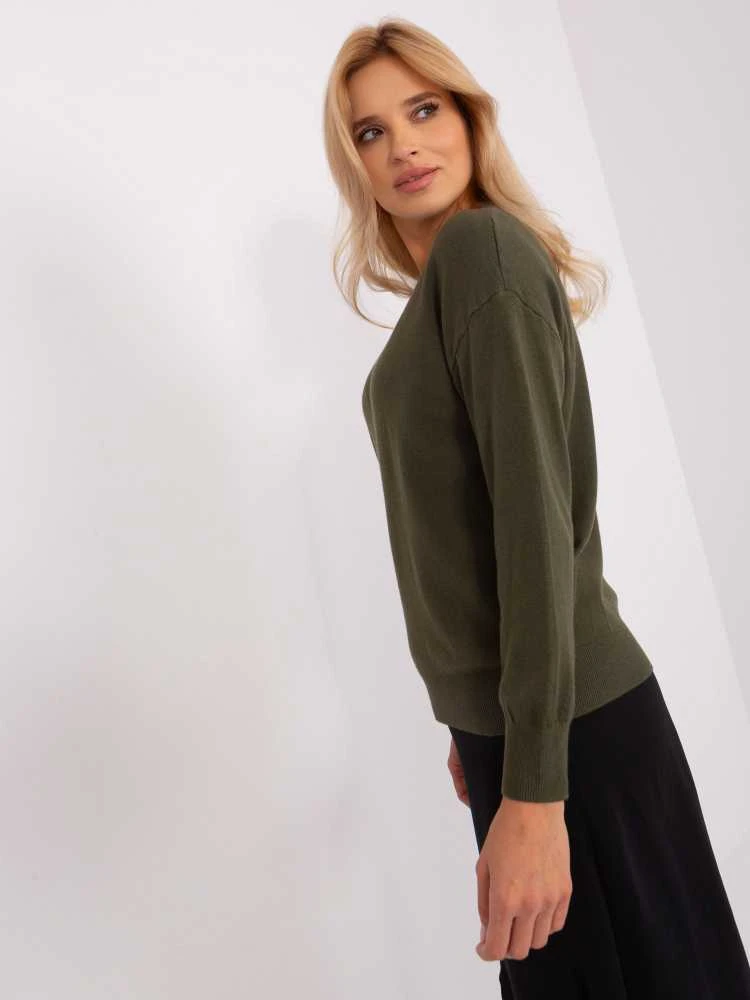 Wool Fashion Italia Megztinis-AT-SW-2325.95P-khaki