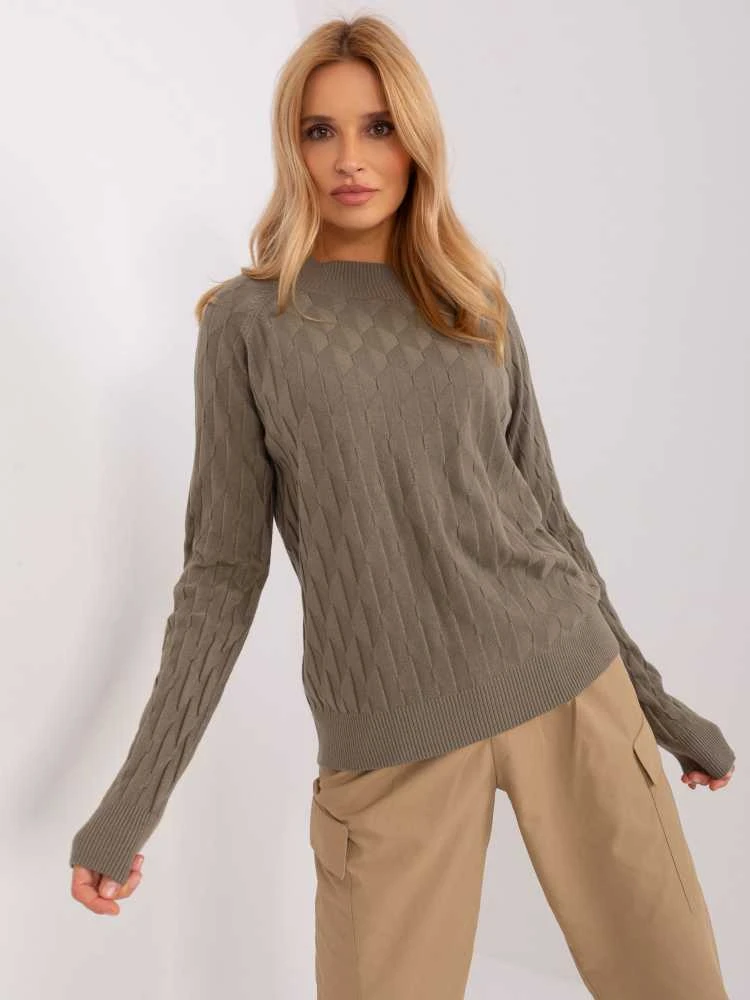 Wool Fashion Italia Megztinis-AT-SW-2326.37X-olive