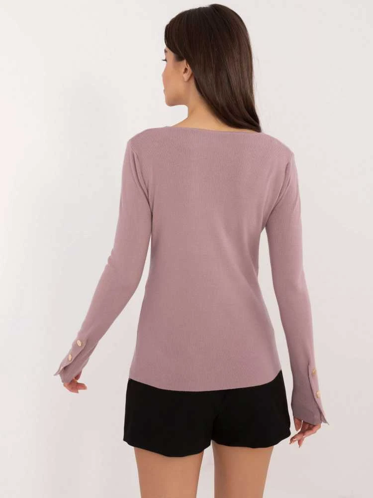 Wool Fashion Italia Megztinis-AT-SW-2334.49-šviesiai violetinis