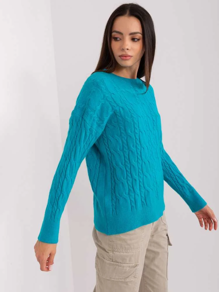 Wool Fashion Italia Megztinis-AT-SW-2335-1,68P-turkis