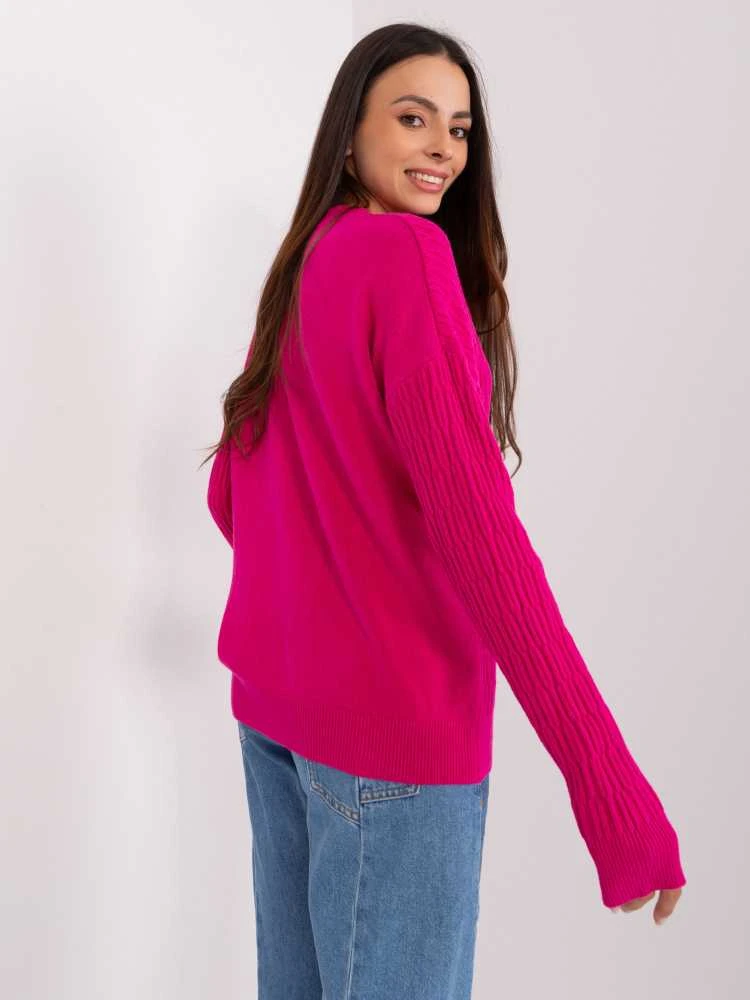 Wool Fashion Italia Megztinis-AT-SW-2338.14P-fuksija