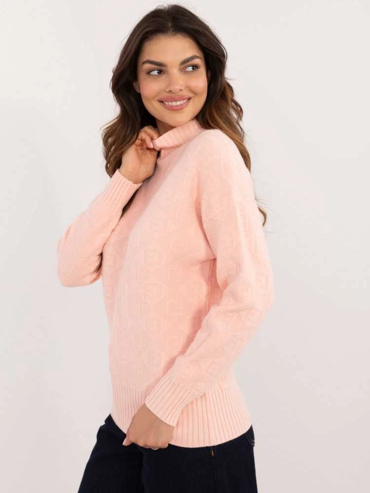 Wool Fashion Italia Megztinis-AT-SW-2339.54-persikas