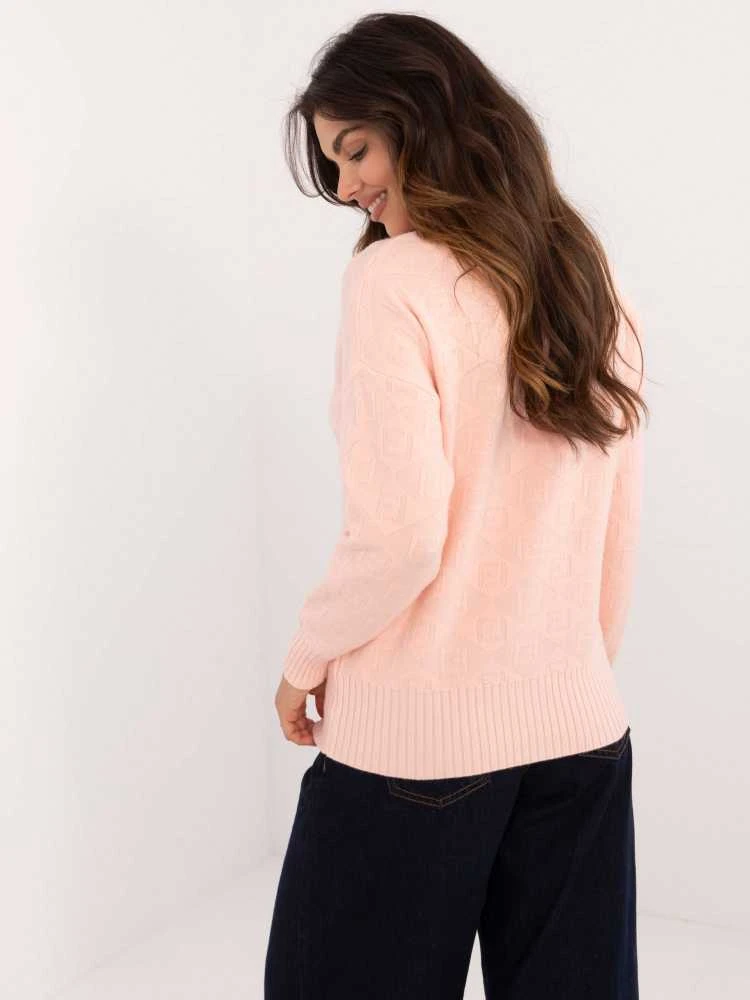 Wool Fashion Italia Megztinis-AT-SW-2339.54-persikas