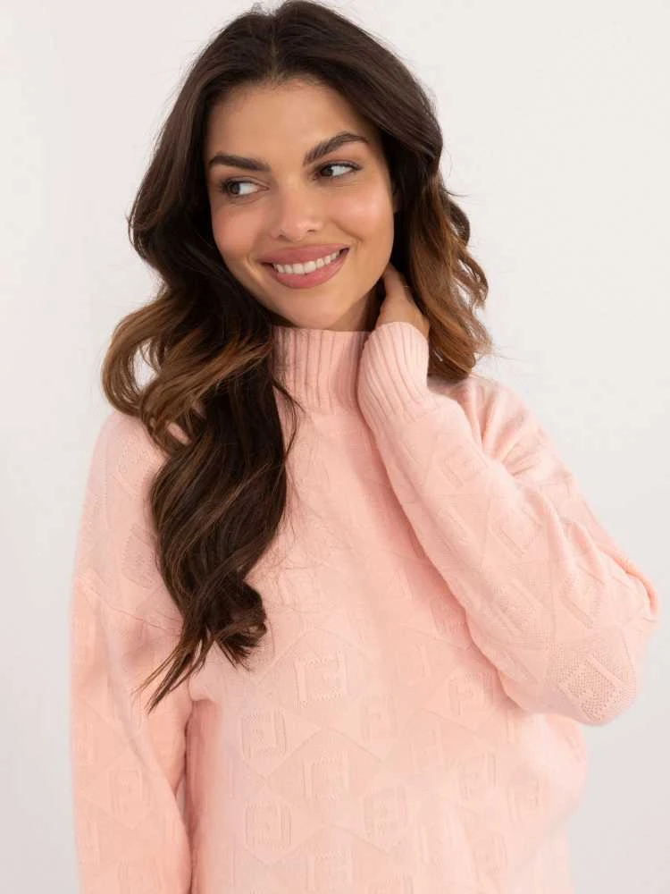 Wool Fashion Italia Megztinis-AT-SW-2339.54-persikas