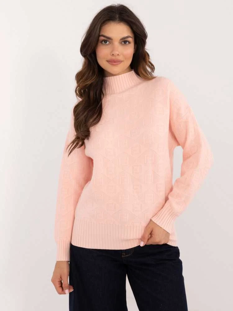 Wool Fashion Italia Megztinis-AT-SW-2339.54-šviesus persikas