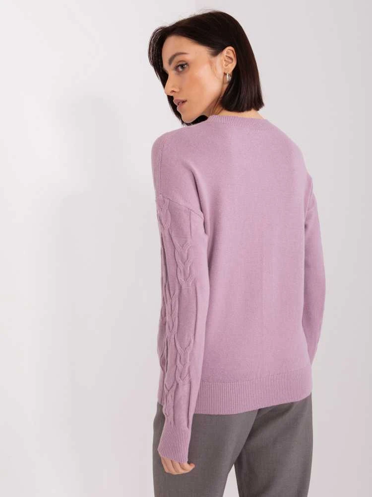 Wool Fashion Italia Megztinis-AT-SW-2340.43-violetinė