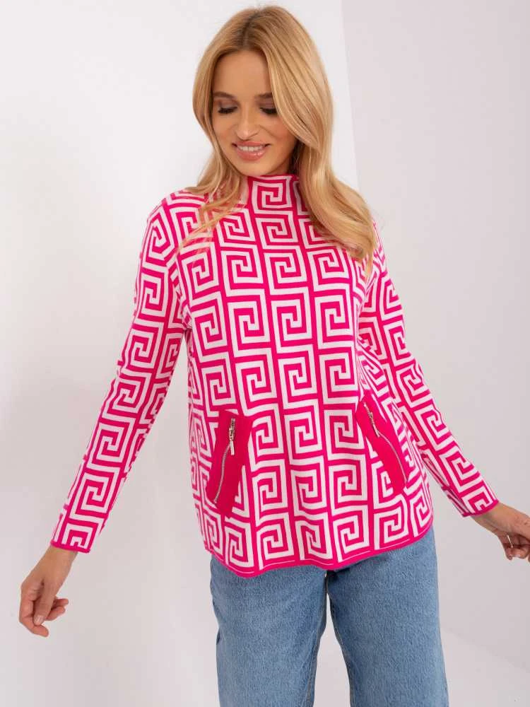 Wool Fashion Italia Megztinis-AT-SW-2341.00P-fuksija