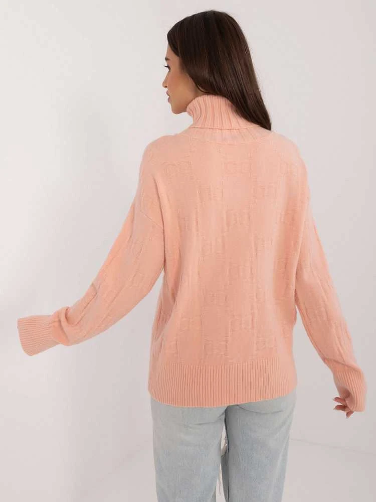 Wool Fashion Italia Megztinis-AT-SW-2342-1,35-persikas
