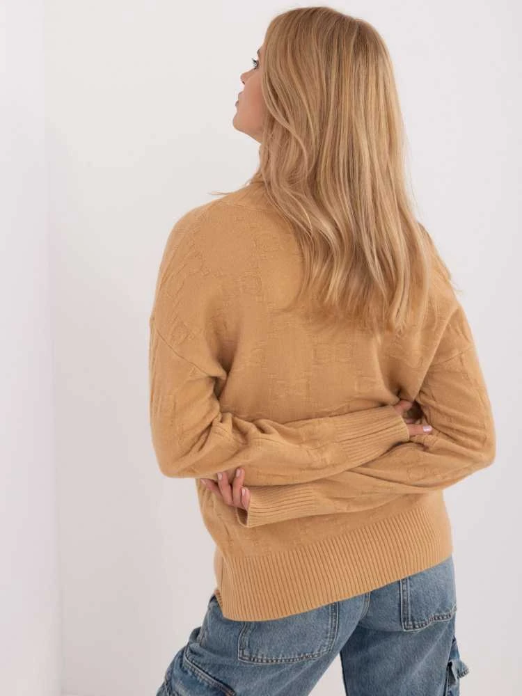 Wool Fashion Italia Megztinis-AT-SW-2342-1,35-camel