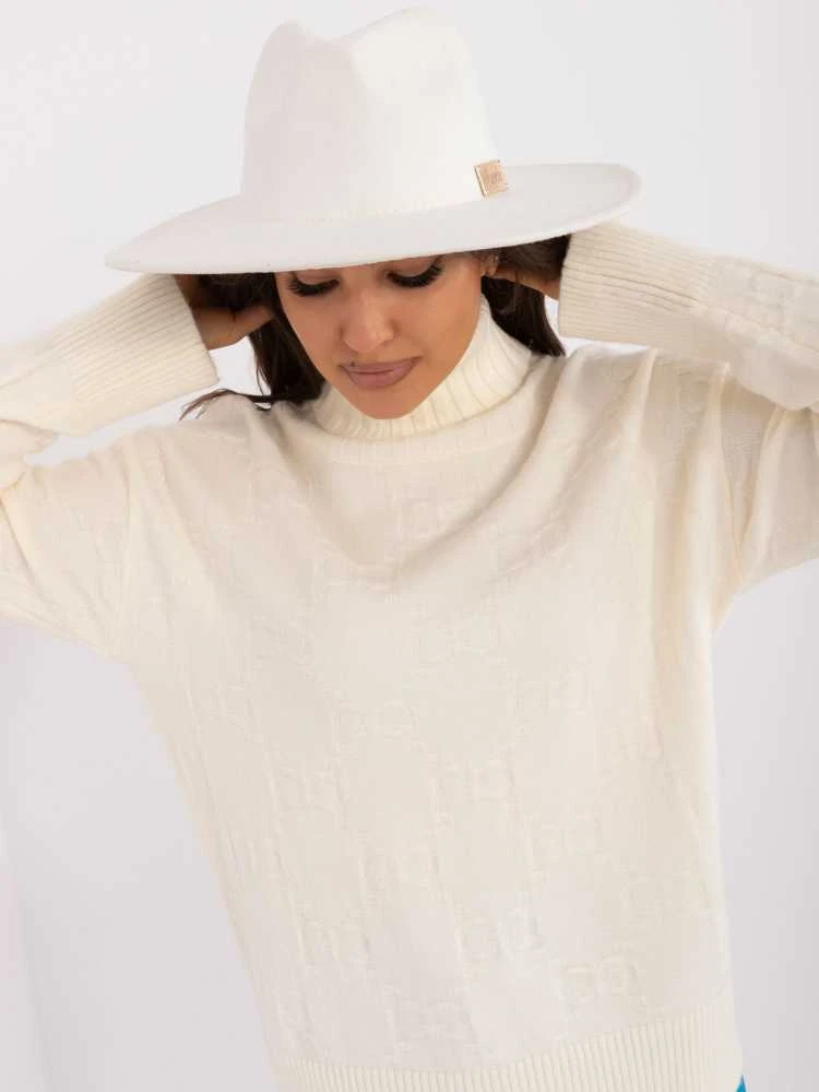 Wool Fashion Italia Megztinis-AT-SW-2342-1,35-ekru