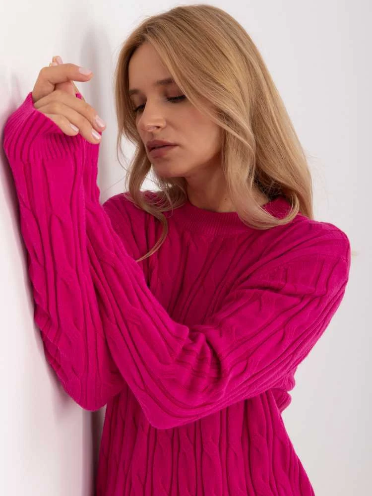 Wool Fashion Italia Megztinis-AT-SW-2343.88-fuksija