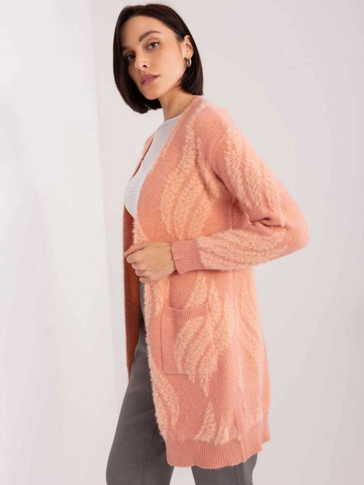 Wool Fashion Italia Megztinis-AT-SW-234501.00P-tamsiai rožinis