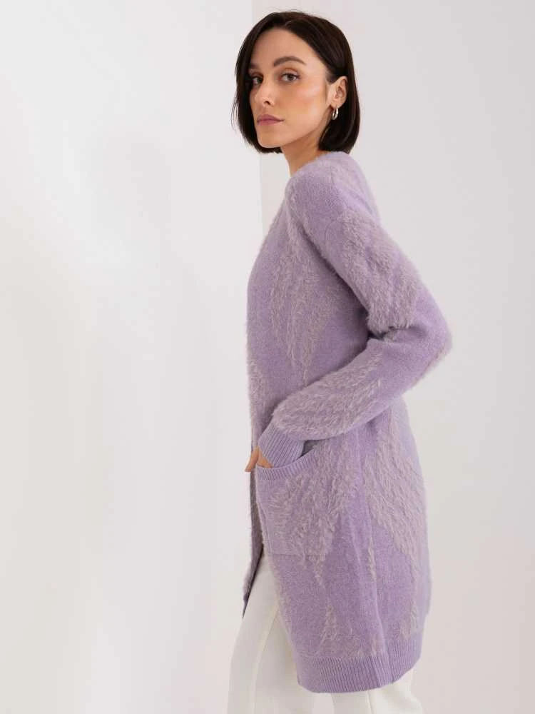 Wool Fashion Italia Megztinis-AT-SW-234501.00P-šviesiai violetinis