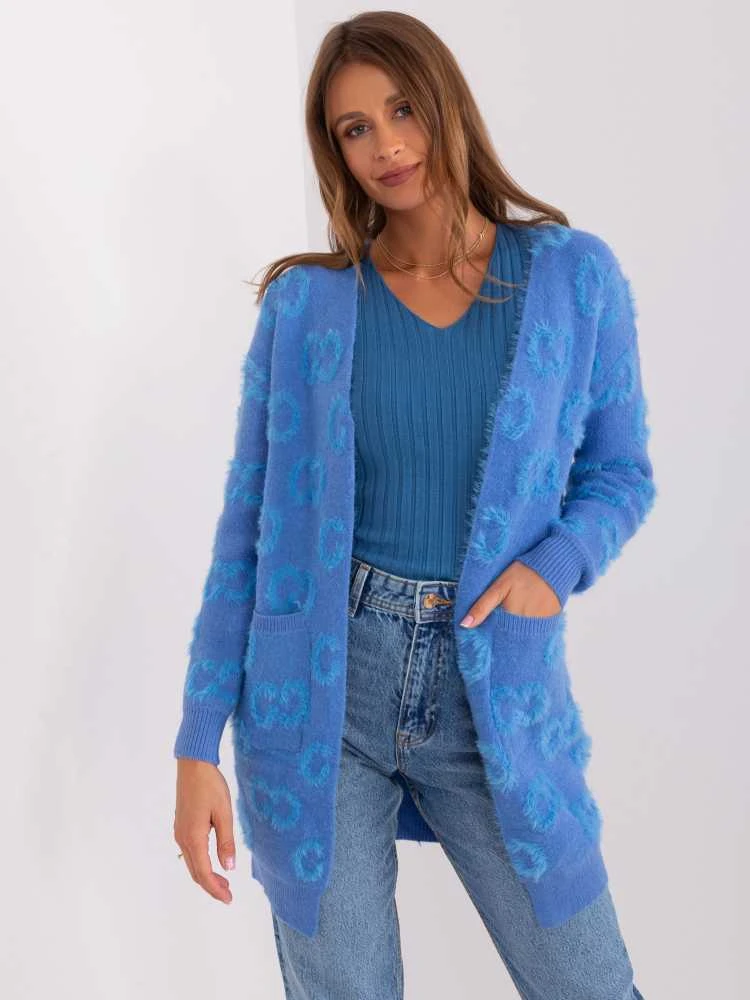 Wool Fashion Italia Megztinis-AT-SW-234502.38X-mėlynas