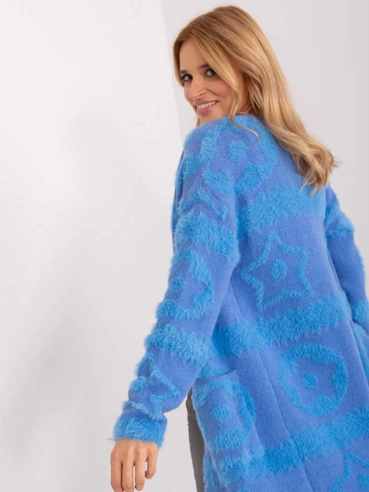 Wool Fashion Italia Megztinis-AT-SW-234503.00P-mėlynas