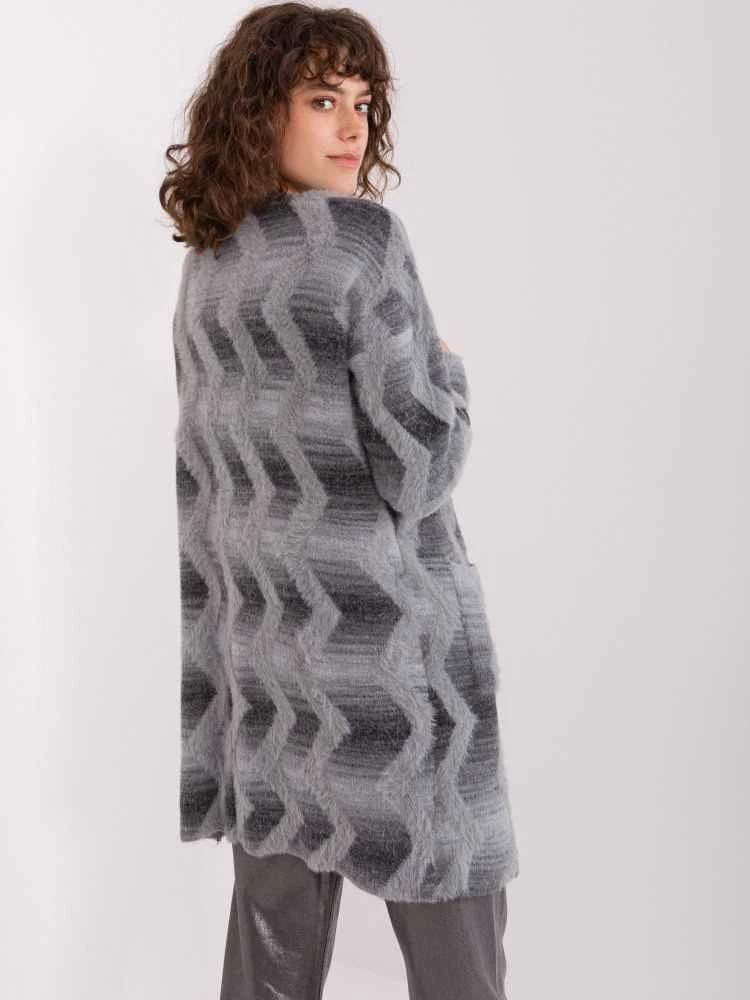 Wool Fashion Italia Megztinis-AT-SW-234701.34-pilkas