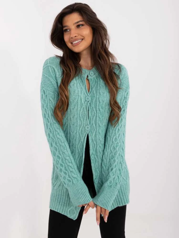 Wool Fashion Italia Megztinis-AT-SW-23525.21-mint