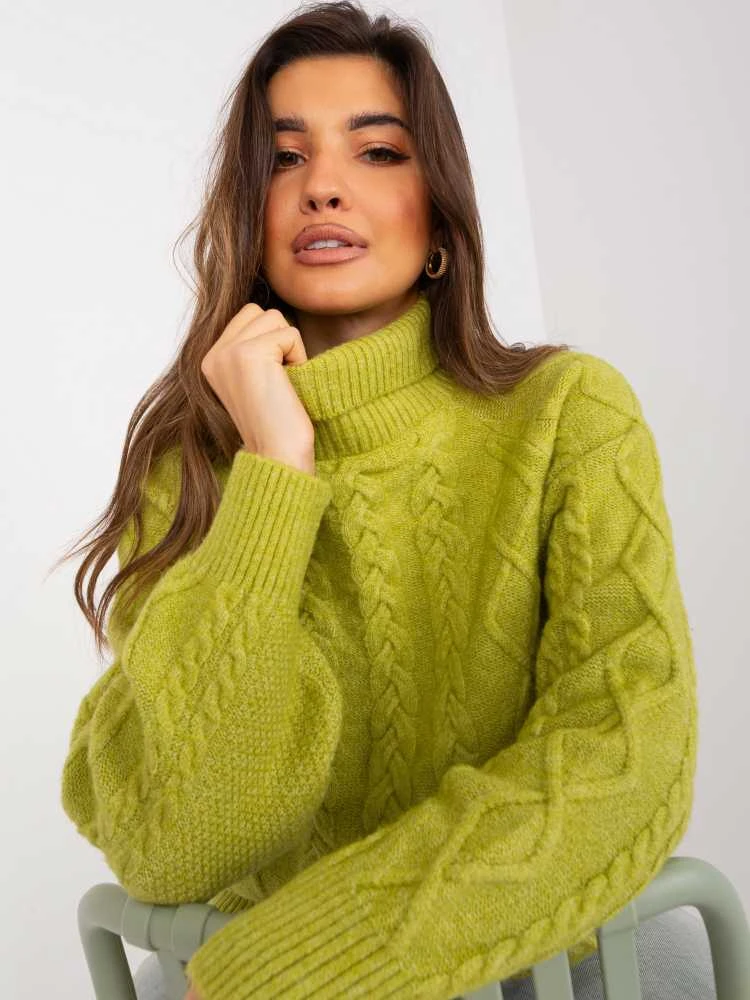 Wool Fashion Italia Megztinis-AT-SW-2355-2.30X-olive