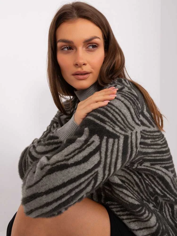 Wool Fashion Italia Megztinis-AT-SW-2357.96-khaki