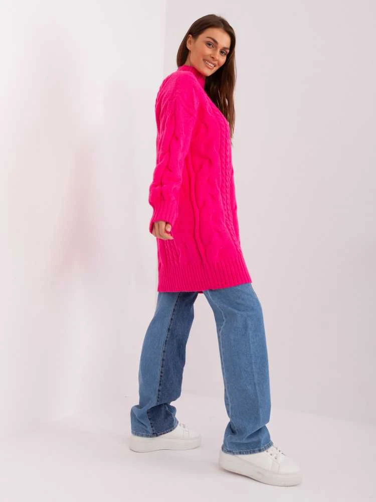 Wool Fashion Italia Megztinis-AT-SW-2367-1.35P-fluo rožinis