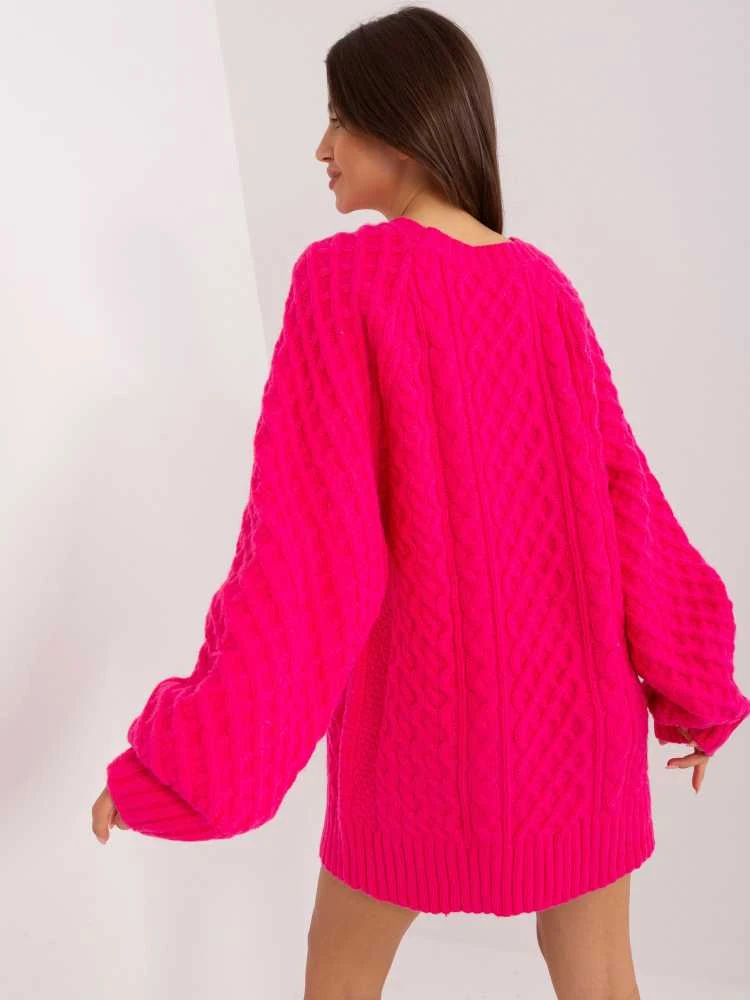 Wool Fashion Italia Megztinis-AT-SW-2367-2.64P-fuksija