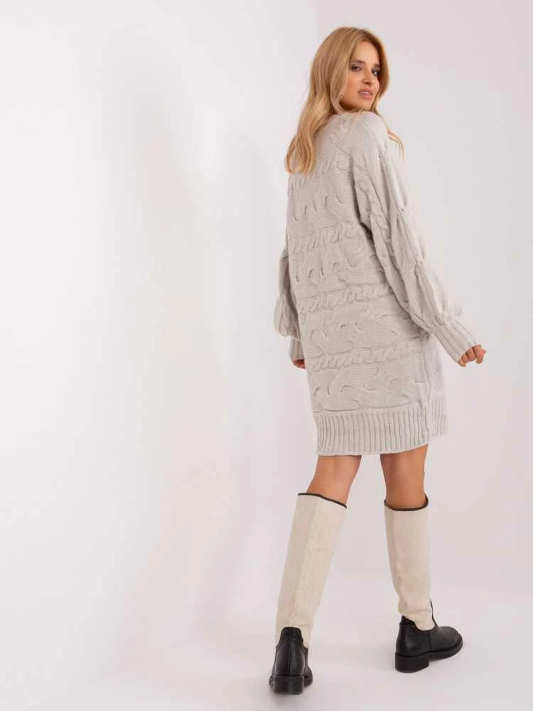 Wool Fashion Italia Megztinis-AT-SW-2367.76P-šviesiai smėlio spalvos
