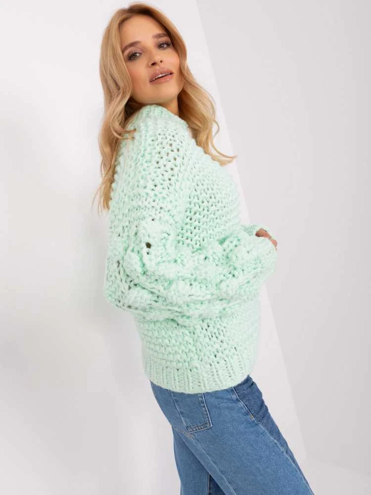 Wool Fashion Italia Megztinis-AT-SW-2382.97P-mint