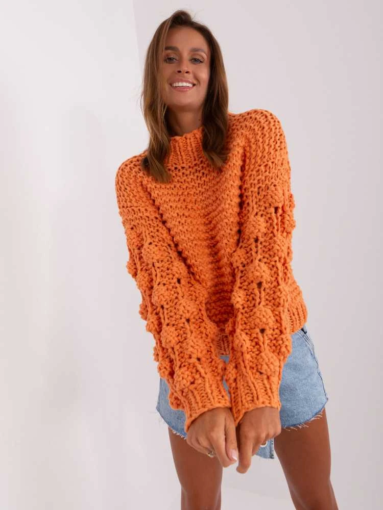 Wool Fashion Italia Megztinis-AT-SW-2382.97P-oranžinė