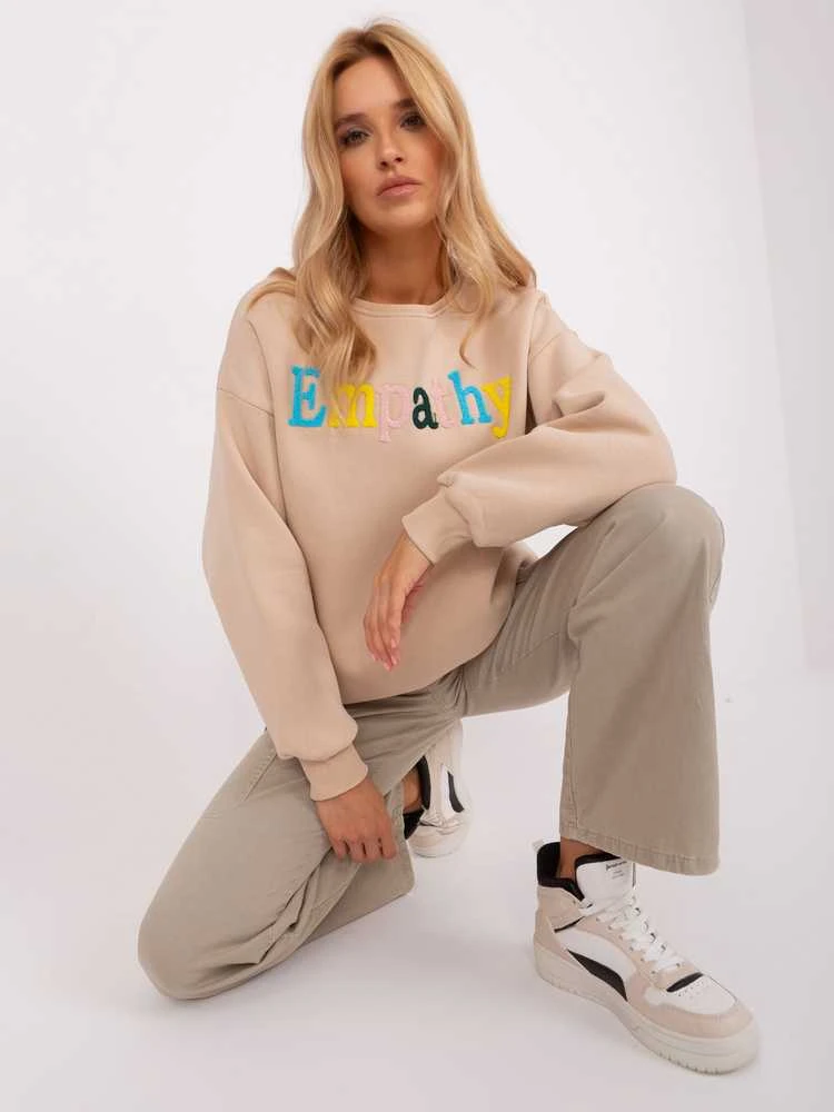 Wow Donna Megztinis-EM-BL-617-12.04-smėlio spalvos