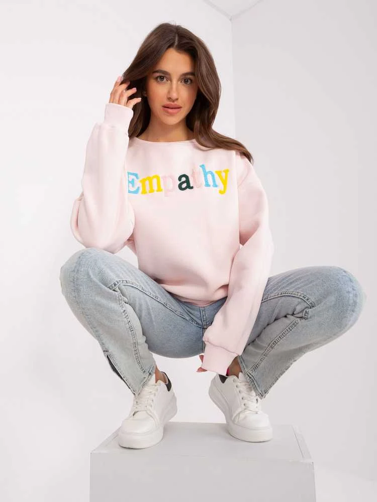 Wow Donna Megztinis-EM-BL-617-12.04-šviesiai rožinis