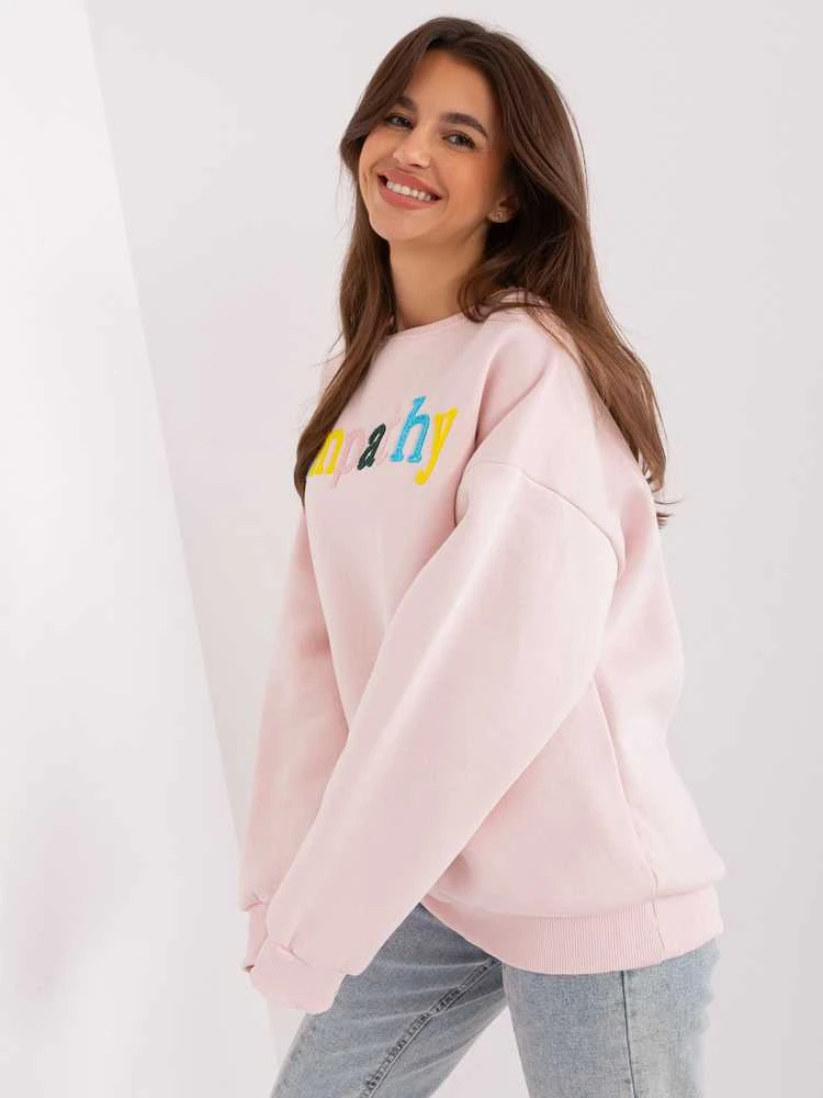 Wow Donna Megztinis-EM-BL-617-12.04-šviesiai rožinis