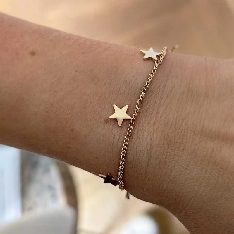 Eu Sandelis Auksinė apyrankė su 14k auksu BST1347