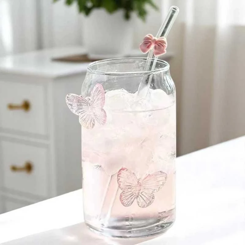 Eu Sandelis Aukšta stiklinė su šiaudeliu 500 ml, 1 vnt. - SZK163