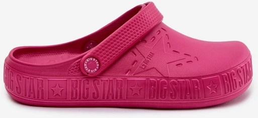 Aukštos kokybės moteriški rožiniai Big Star kroksai