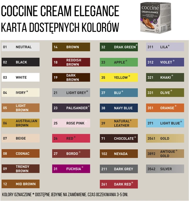 Avalynės kremas Coccine Kreminis Elegance