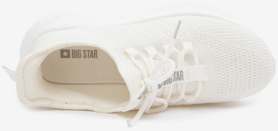 Balti lengvi ir patogūs kokybiški sportiniai bateliai Big Star HI-POLY SYSTEM