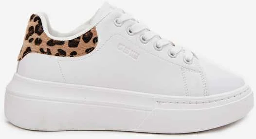 Big Star Balti bateliai su leopardo rašto motyvu
