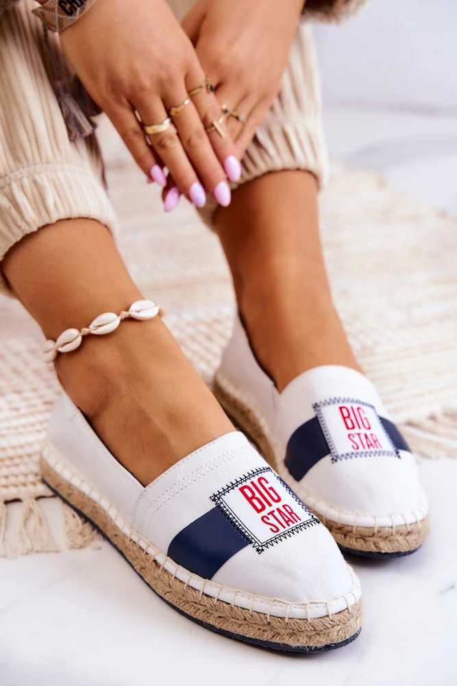 Big Star Baltos spalvos espadrilės