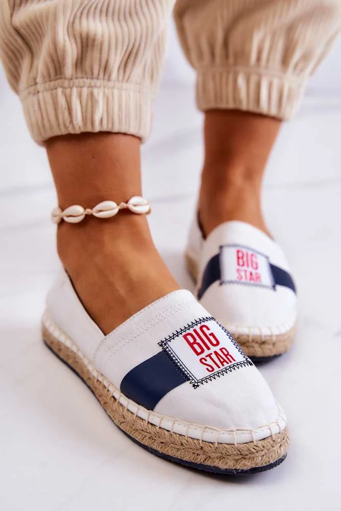 Big Star Baltos spalvos espadrilės