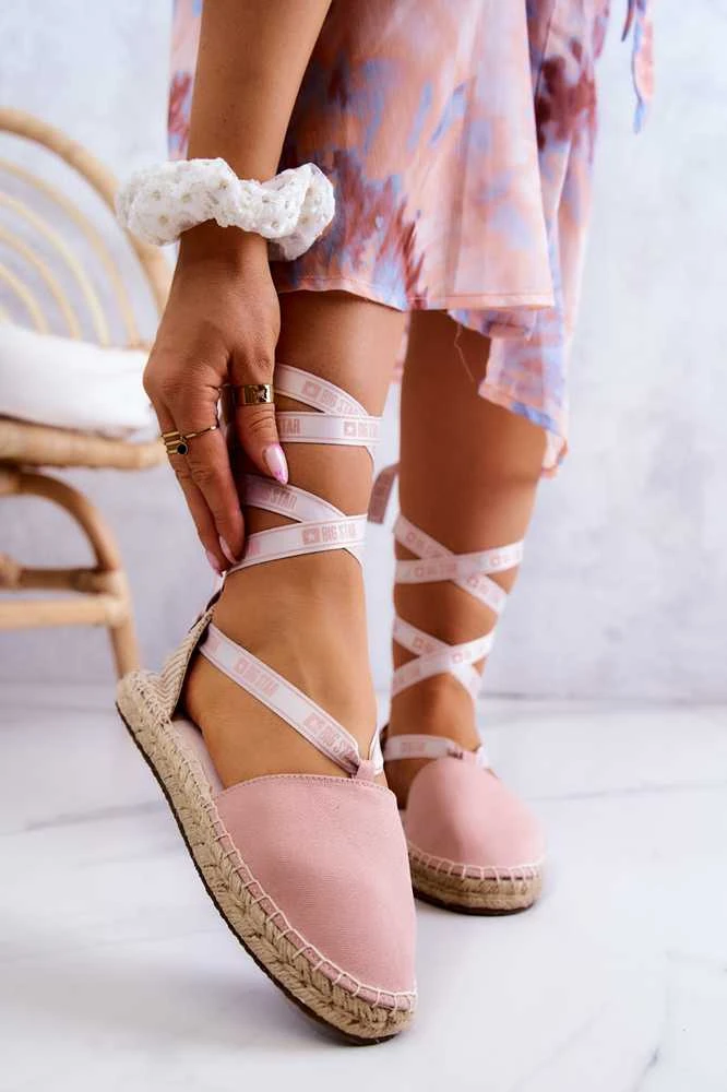 Big Star Romantiško stiliaus aukštos kokybės elegantiškos espadrilės