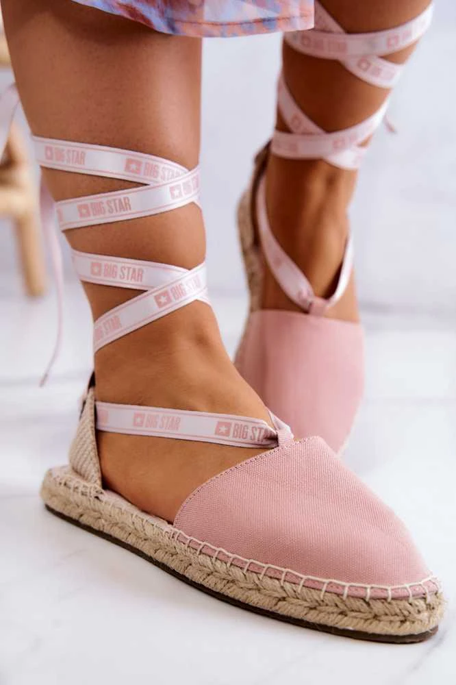 Big Star Romantiško stiliaus aukštos kokybės elegantiškos espadrilės
