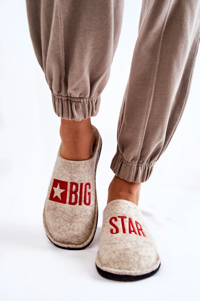 Big Star Šiltos aukštos kokybės šlepetės