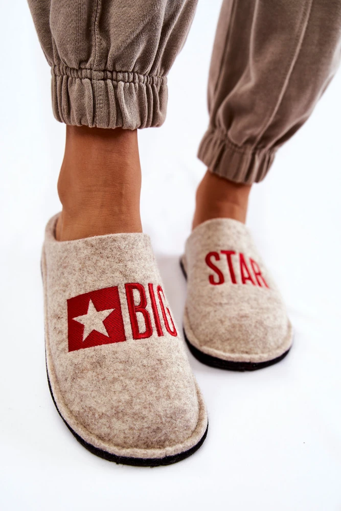 Big Star Šiltos aukštos kokybės šlepetės