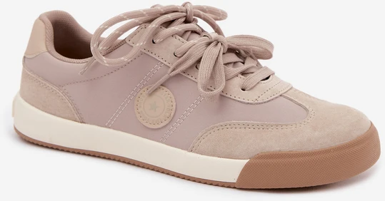 Big Star Smėlio spalvos natūralios zomšinės odos bateliai
