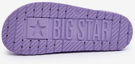 Big Star Violetinės paplūdimio-baseino šlepetės