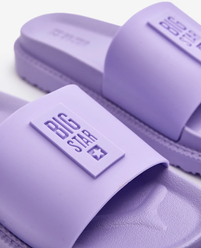 Big Star Violetinės paplūdimio-baseino šlepetės