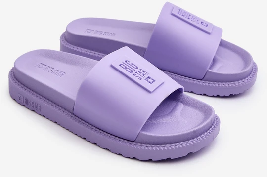 Big Star Violetinės paplūdimio-baseino šlepetės