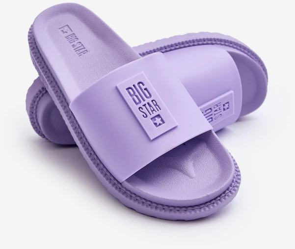 Big Star Violetinės paplūdimio-baseino šlepetės